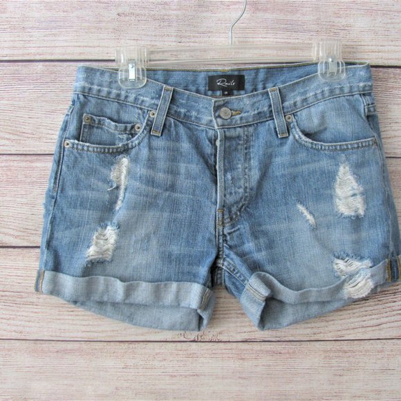 Rails Logan Medium Vintage Wash Shorts - Picture 7 of 8